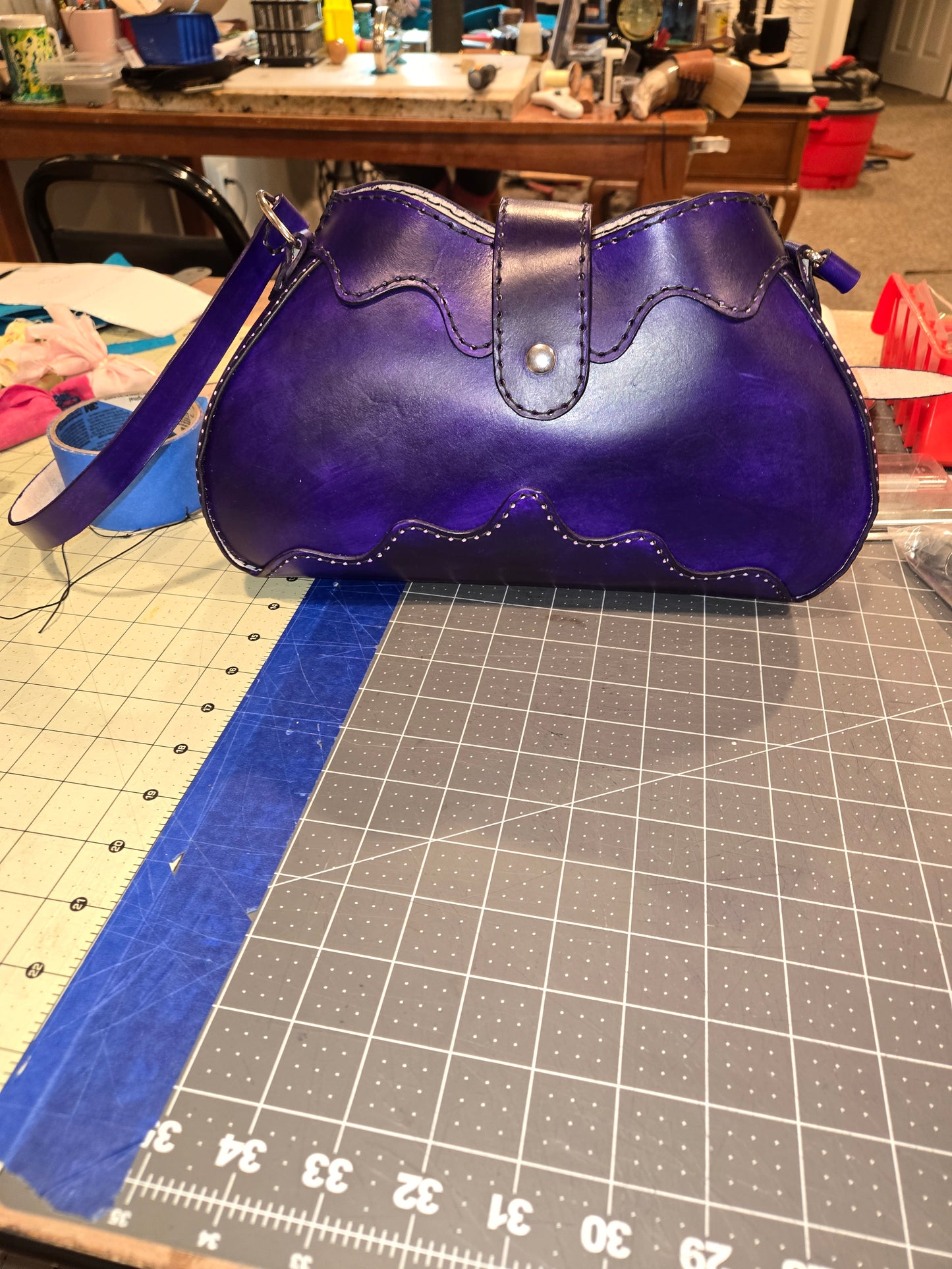 Purple Mariposa Purse