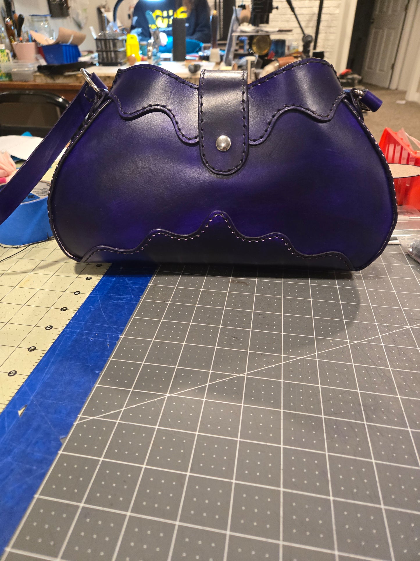 Purple Mariposa Purse