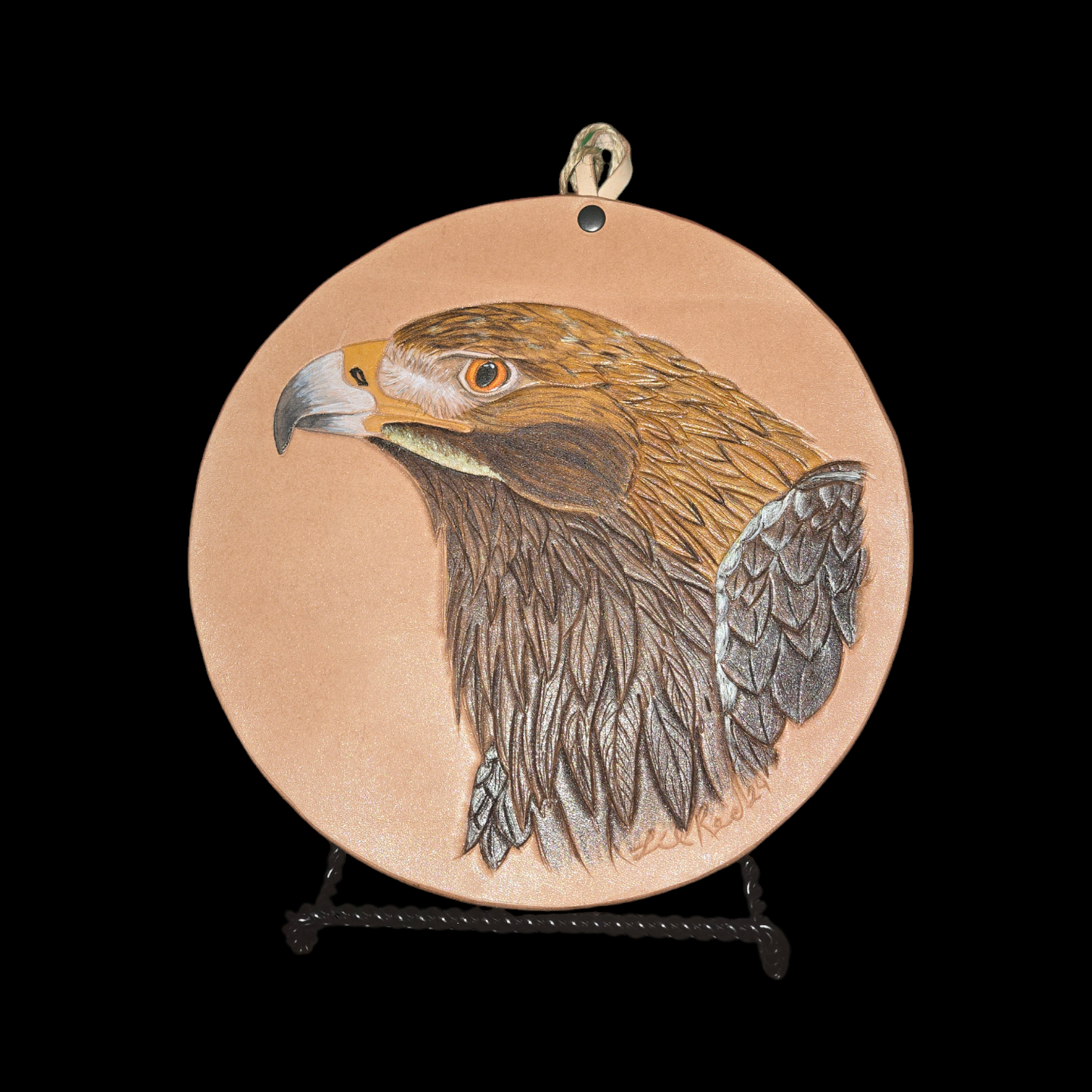 Golden Eagle Trivet (art piece)