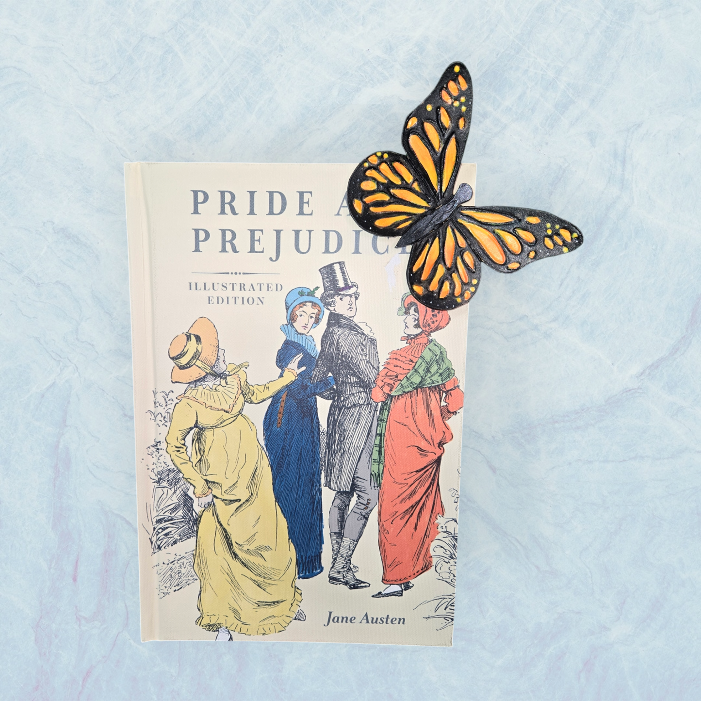 Butterfly bookmark-hand cut