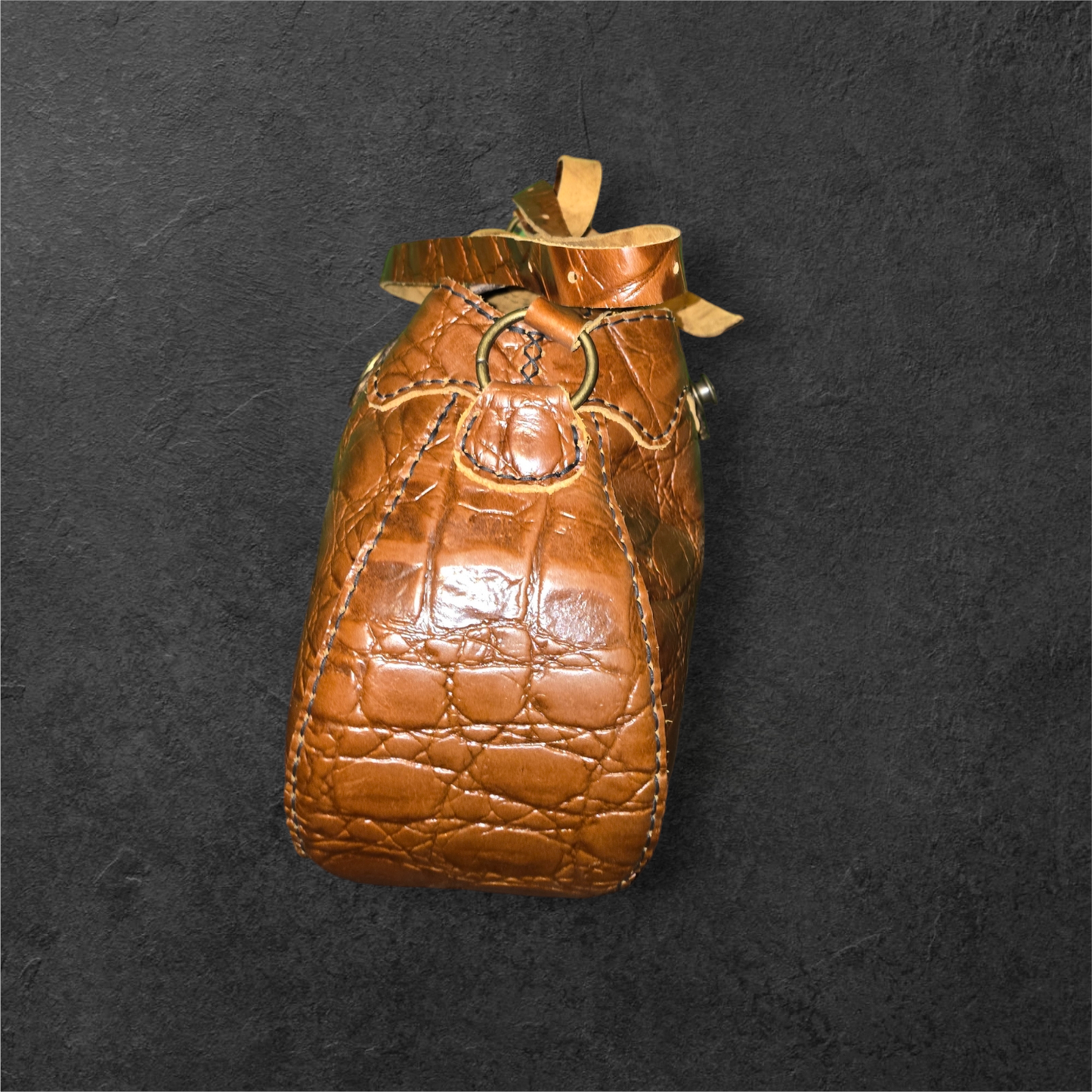 Crocodile Mariposa Purse