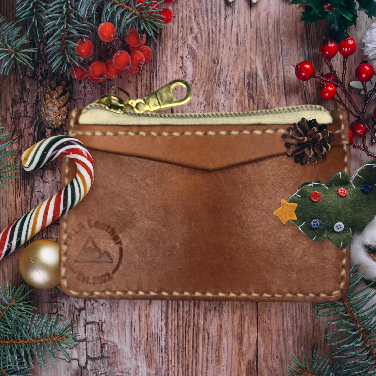 2 Pocket zipper wallet
